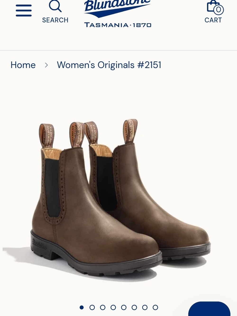 Blundstone Women's Chelsea Ankle Boots in Dark Brown